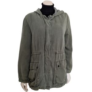 Sanctuary Olive Green Utility Jacket Size Medium